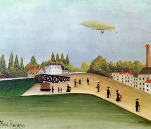 Quay at Ivry, c.1908 by Henri Rousseau